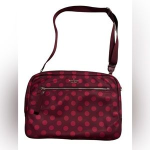 Kate Spade Polka Dot Laptop Bag/Messenger Bag